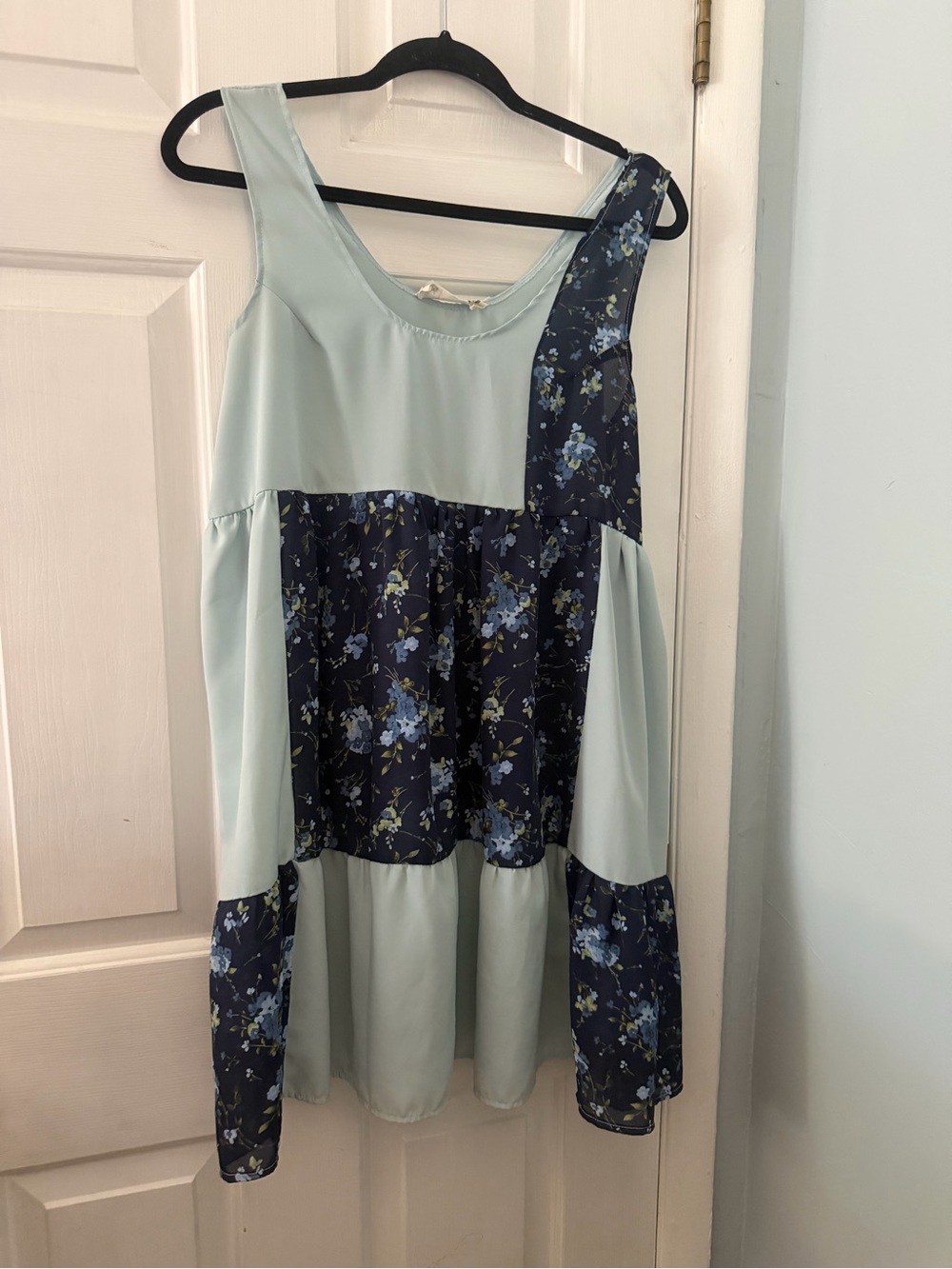 Urban Outfitters Floral Patchwork Mini Dress size Medium
